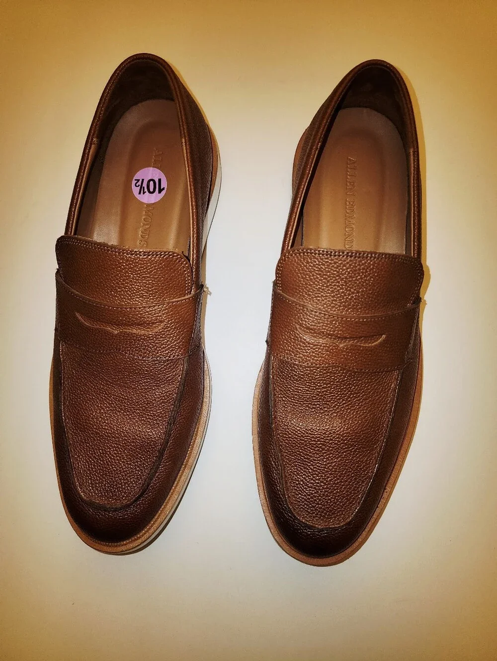 Allen Edmonds premium pebbled